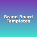 Professional Brand Board & Moodboard Canva Templates Pack