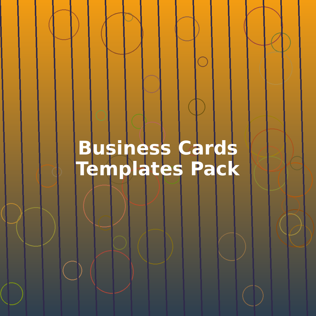 Professional Business Cards Canva Templates Pack