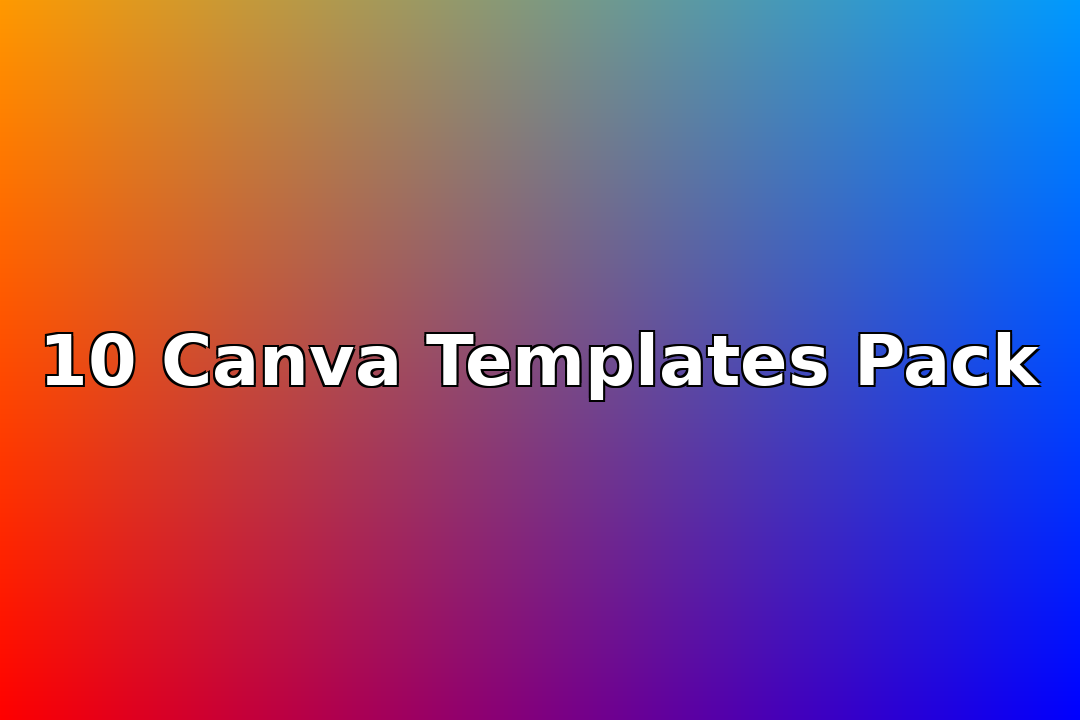 Professional Social Media Canva Templates Pack
