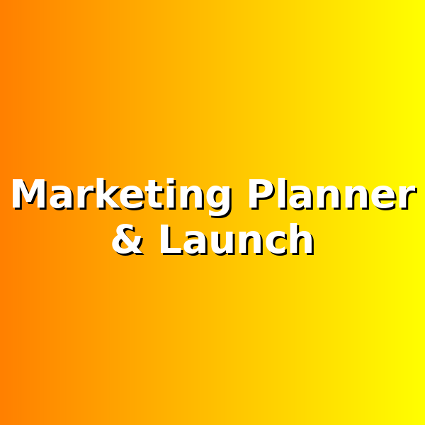Ultimate Marketing Planner & Launch Canva Templates Pack