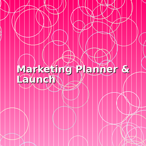 Ultimate Marketing Planner & Launch Canva Templates Pack